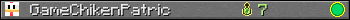 GameChikenPatric userbar 350x20