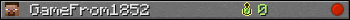 Benutzerleisten 350x20 für GameFrom1852