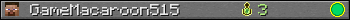 GameMacaroon515 userbar 350x20