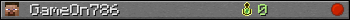 GameOn786 userbar 350x20