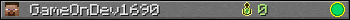 GameOnDev1690 userbar 350x20