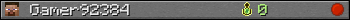 Gamer92384 userbar 350x20