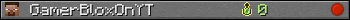 GamerBloxOnYT userbar 350x20