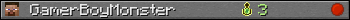 GamerBoyMonster userbar 350x20