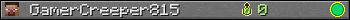 Юзербар 350x20 для GamerCreeper815