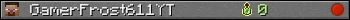 GamerFrost611YT userbar 350x20