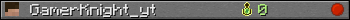 GamerKnight_yt userbar 350x20