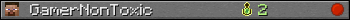 GamerNonToxic userbar 350x20