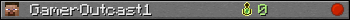GamerOutcast1 userbar 350x20