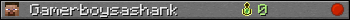 Gamerboysashank userbar 350x20