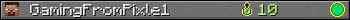 GamingFromPixle1 userbar 350x20