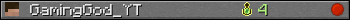 GamingGod_YT userbar 350x20