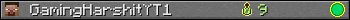 GamingHarshitYT1 userbar 350x20