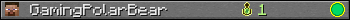 GamingPolarBear userbar 350x20