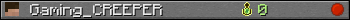 Gaming_CREEPER userbar 350x20