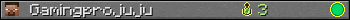 Gamingprojuju userbar 350x20