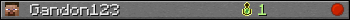 Gandon123 userbar 350x20