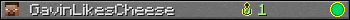 GavinLikesCheese userbar 350x20