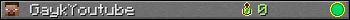 GaykYoutube userbar 350x20