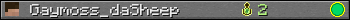 Gaymoss_daSheep userbar 350x20