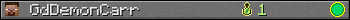 GdDemonCarr userbar 350x20