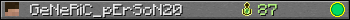 GeNeRiC_pErSoN20 userbar 350x20