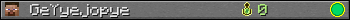 GeYyejopye userbar 350x20