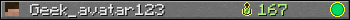 Geek_avatar123 userbar 350x20