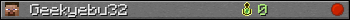 Geekyebu32 userbar 350x20