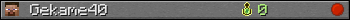 Gekame40 userbar 350x20
