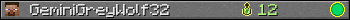 GeminiGreyWolf32 userbar 350x20