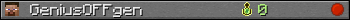 GeniusOFFgen userbar 350x20