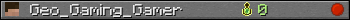 Geo_Gaming_Gamer userbar 350x20