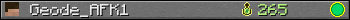 Geode_AFK1 userbar 350x20