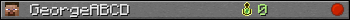 GeorgeABCD userbar 350x20