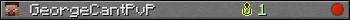 GeorgeCantPvP userbar 350x20