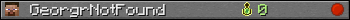 GeorgrNotFound userbar 350x20