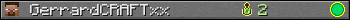 GerrardCRAFTxx userbar 350x20