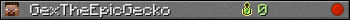 GexTheEpicGecko userbar 350x20