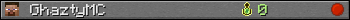 GhaztyMC userbar 350x20