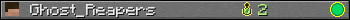 Benutzerleisten 350x20 für Ghost_Reapers