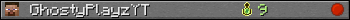 GhostyPlayzYT userbar 350x20