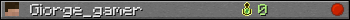 Giorge_gamer userbar 350x20