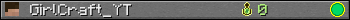 GirlCraft_YT userbar 350x20