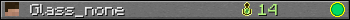 Benutzerleisten 350x20 für Glass_none