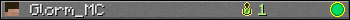 Benutzerleisten 350x20 für Glorm_MC