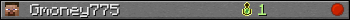 Gmoney775 userbar 350x20