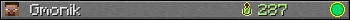 Gmonik userbar 350x20