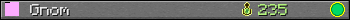 Gnom userbar 350x20