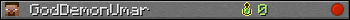 GodDemonUmar userbar 350x20